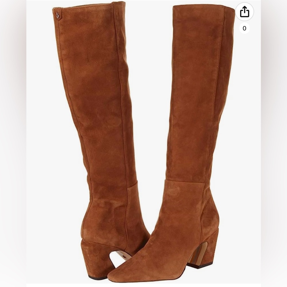 Sam Edelman Womens Sulema Suede Pointed Toe Knee-High Boots, size 11